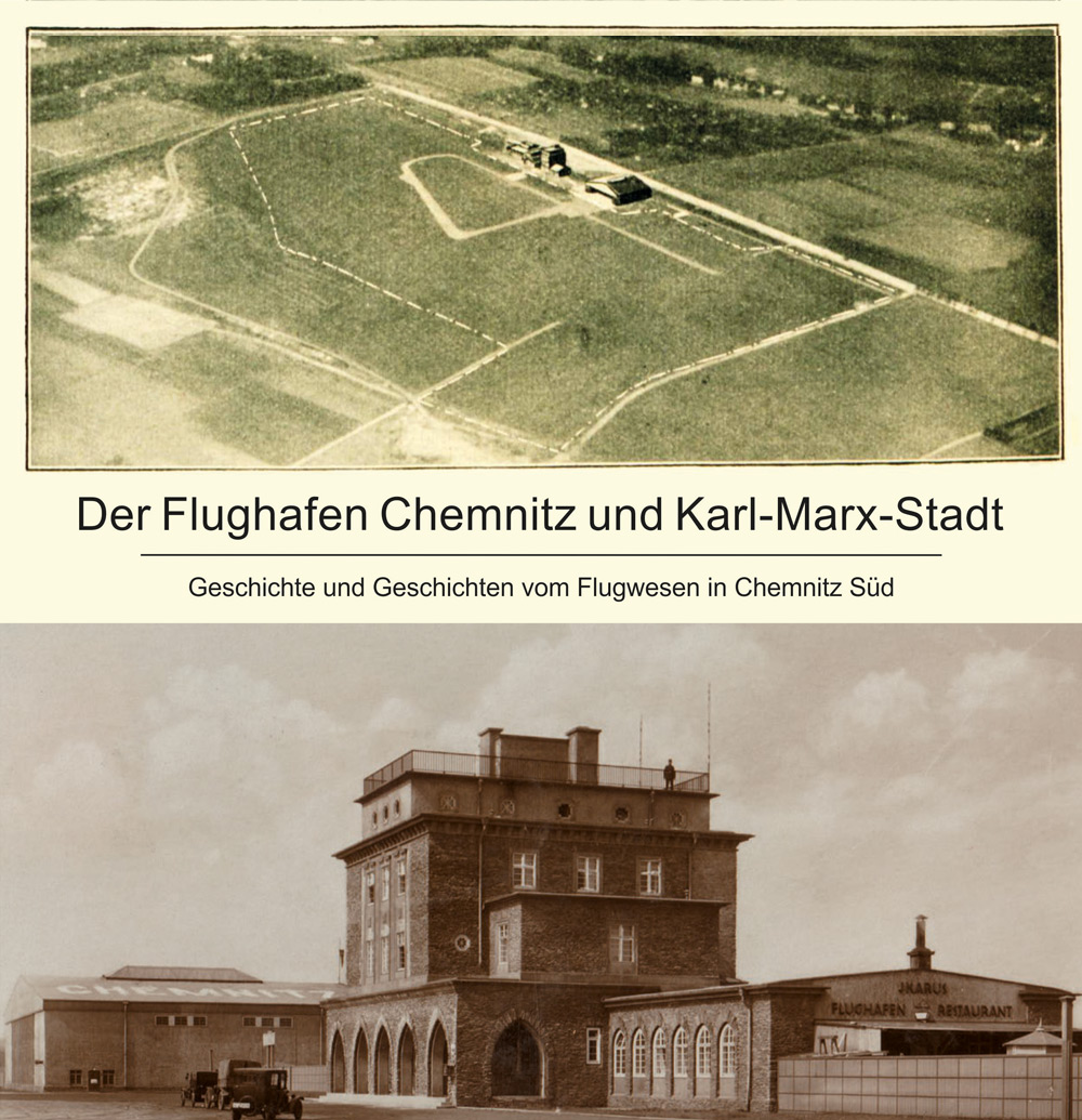 Stadtteilmanagement Süd | Historische Aufnahme vom Flughafen Chemnitz