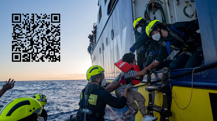 Zivile Seenotrettung im Mittelmeer - Foto Arez Ghaderi